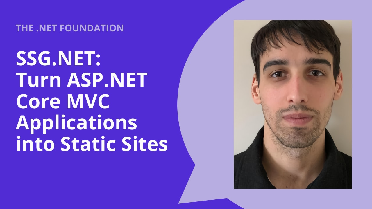 SSG.NET: Turn ASP.NET Core MVC Applications into Static Sites